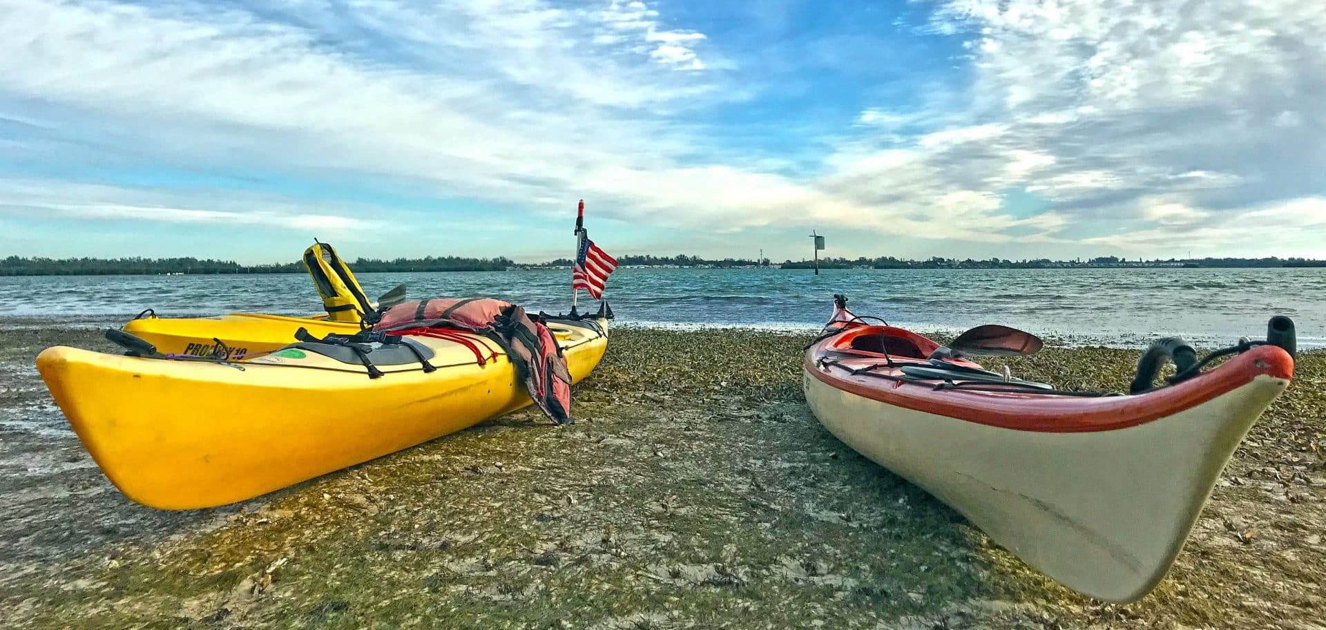 Two Kayaks on Jewfish Key January 2018